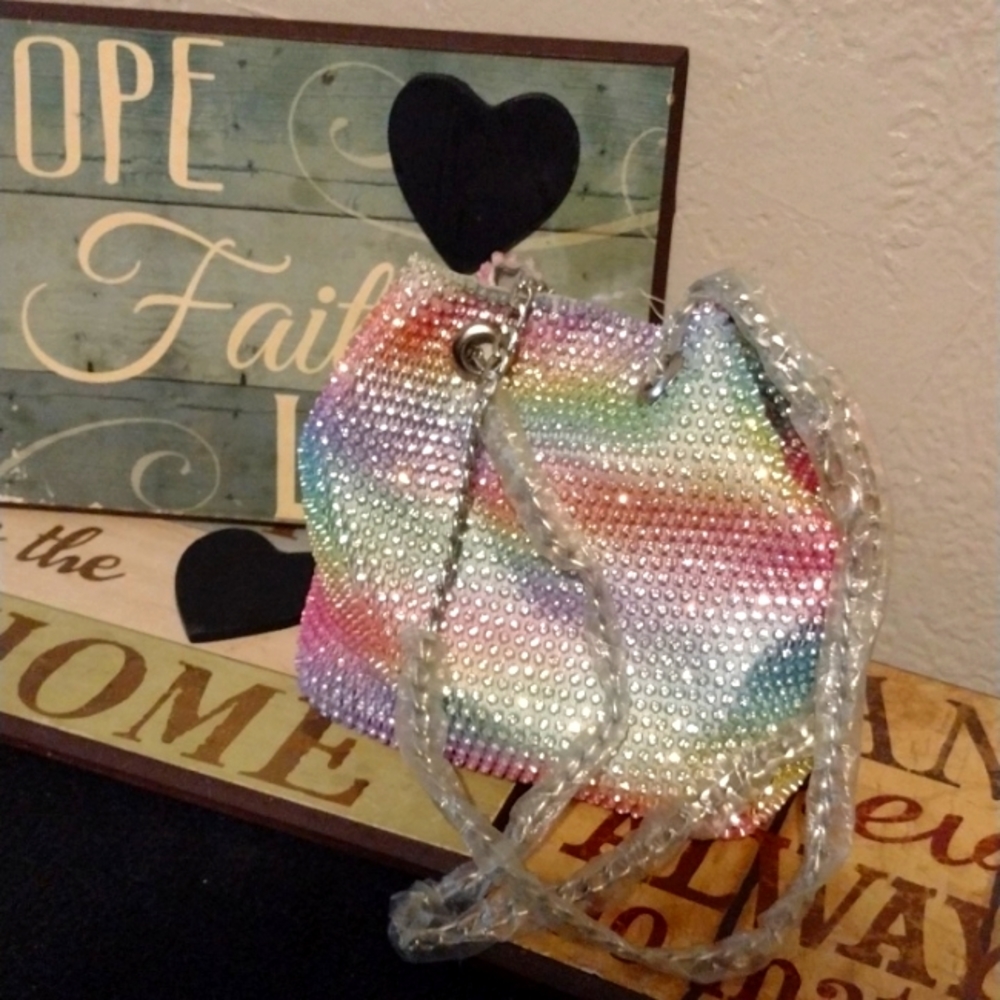 COPY - Rhinestone Rainbow bag